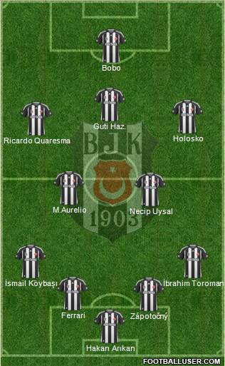 Besiktas JK Formation 2010