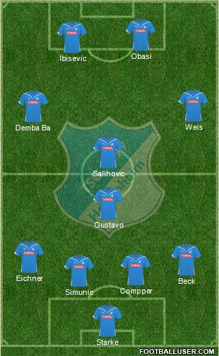 TSG 1899 Hoffenheim Formation 2010