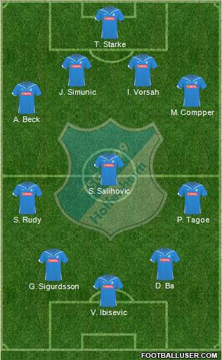TSG 1899 Hoffenheim Formation 2010