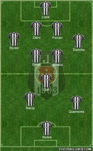 Besiktas JK Formation 2010