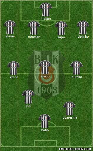 Besiktas JK Formation 2010