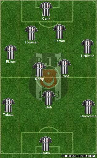 Besiktas JK Formation 2010