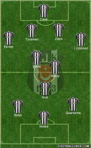 Besiktas JK Formation 2010