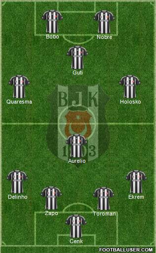 Besiktas JK Formation 2010