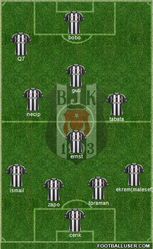 Besiktas JK Formation 2010