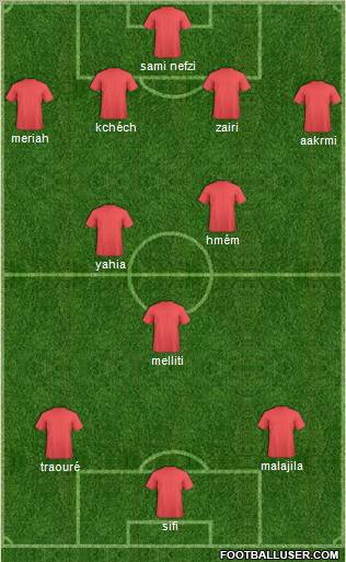 Club Africain Tunis Formation 2010