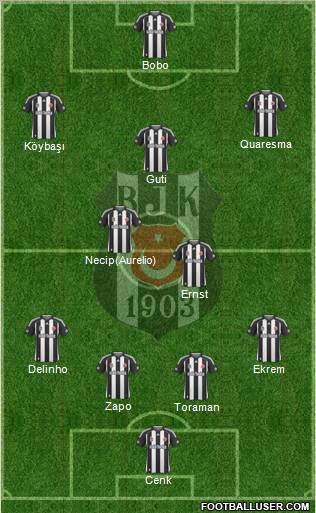 Besiktas JK Formation 2010