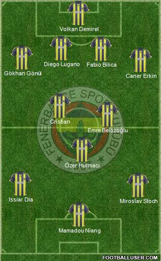 Fenerbahçe SK Formation 2010