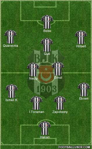 Besiktas JK Formation 2010