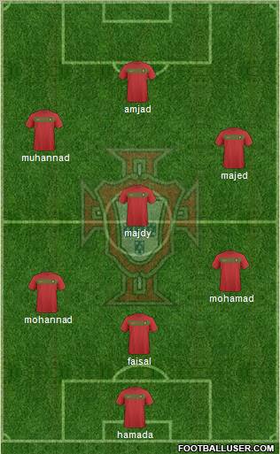 Portugal Formation 2010