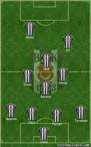 Besiktas JK Formation 2010