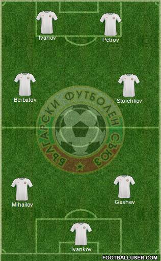 Bulgaria football formation