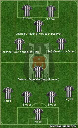 Besiktas JK Formation 2010