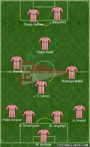 Estudiantes de La Plata football formation