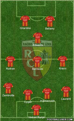 Racing Club de Lens Formation 2010