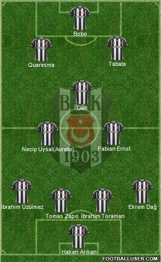 Besiktas JK Formation 2010