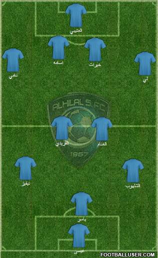 Al-Hilal (KSA) Formation 2010