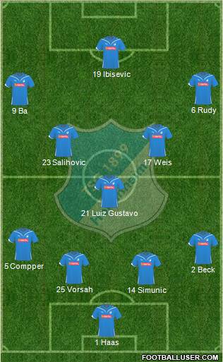 TSG 1899 Hoffenheim Formation 2010