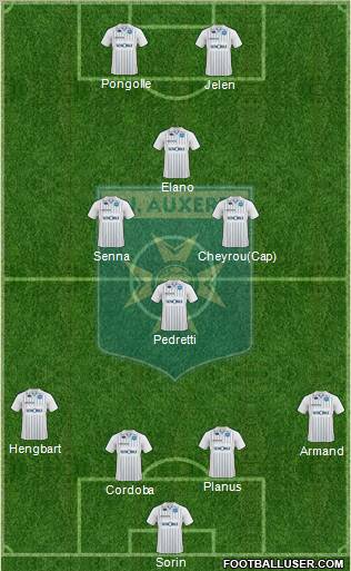 A.J. Auxerre Formation 2010