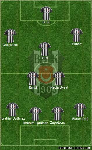 Besiktas JK Formation 2010