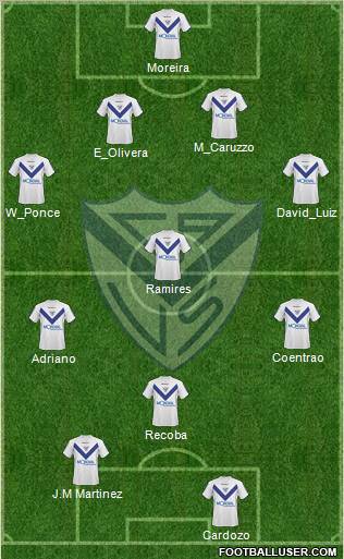 Vélez Sarsfield football formation