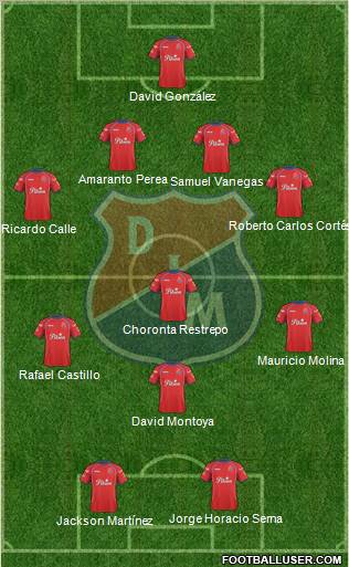 CD Independiente Medellín Formation 2010