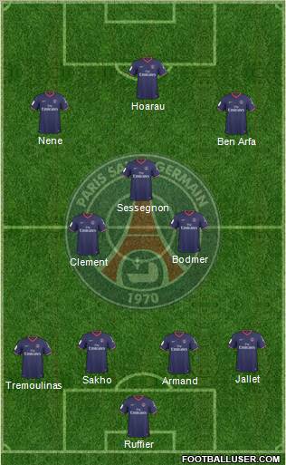 Paris Saint-Germain Formation 2010