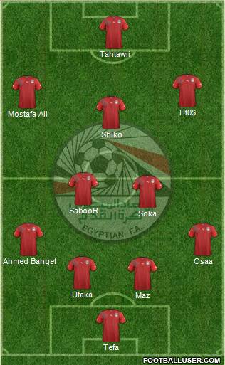 Egypt football formation