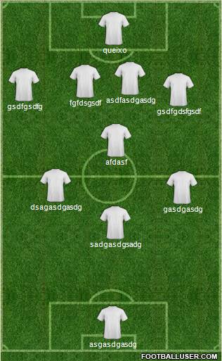 R. Madrid Castilla football formation