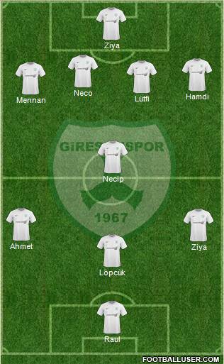 Giresunspor Formation 2010