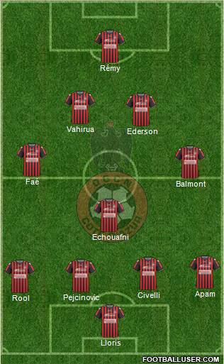 OGC Nice Côte d'Azur football formation