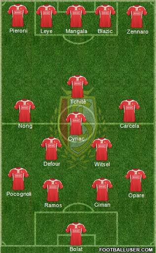 R Standard de Liège football formation