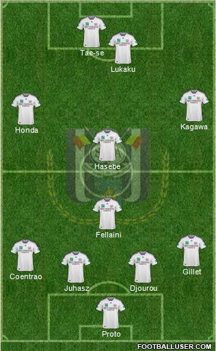 RSC Anderlecht football formation