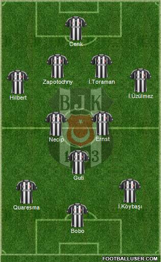 Besiktas JK Formation 2010