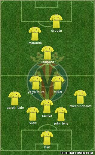 Villarreal C.F., S.A.D. football formation