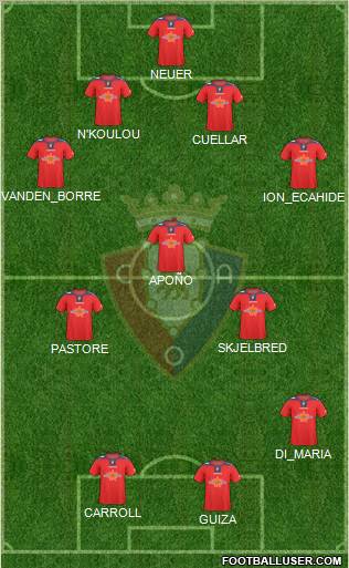 C. At. Osasuna Formation 2010