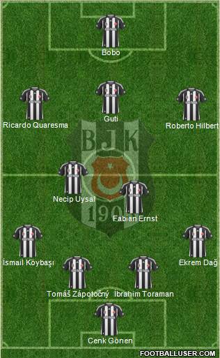 Besiktas JK Formation 2010