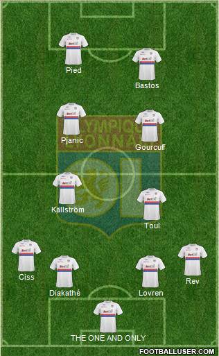 Olympique Lyonnais Formation 2010