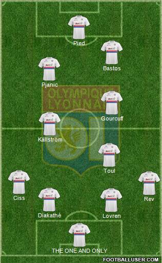 Olympique Lyonnais Formation 2010