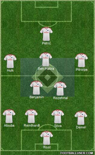 Hamburger SV football formation