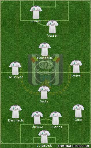 RSC Anderlecht football formation