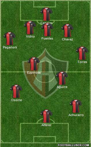 Club Deportivo Atlas Formation 2010
