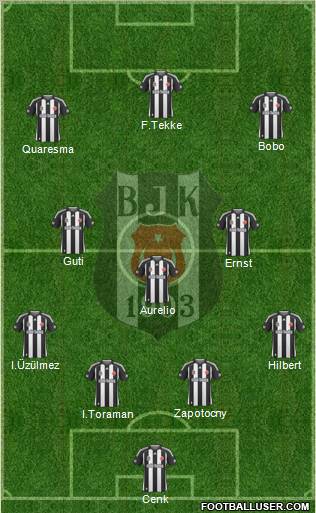 Besiktas JK Formation 2010