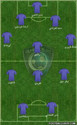 Al-Hilal (KSA) Formation 2010