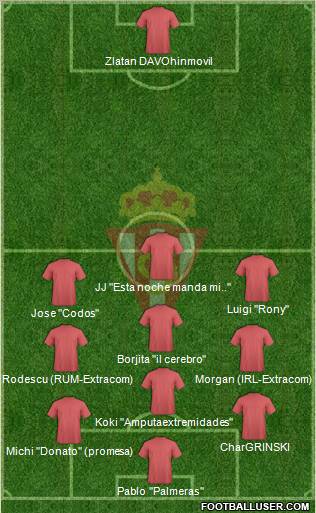 Real Sporting S.A.D. Formation 2010