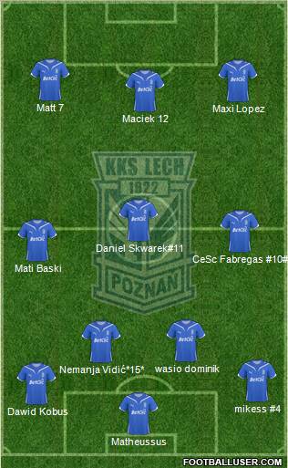 Lech Poznan Formation 2010