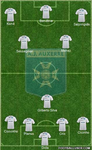 A.J. Auxerre Formation 2010