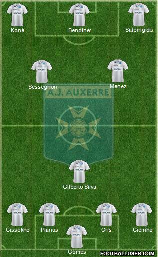 A.J. Auxerre Formation 2010