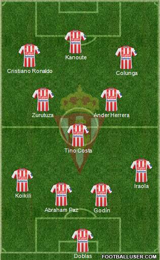 Real Sporting S.A.D. Formation 2010