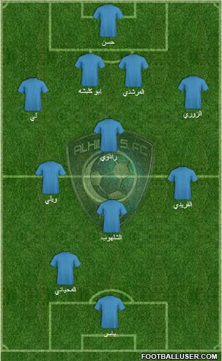 Al-Hilal (KSA) Formation 2010